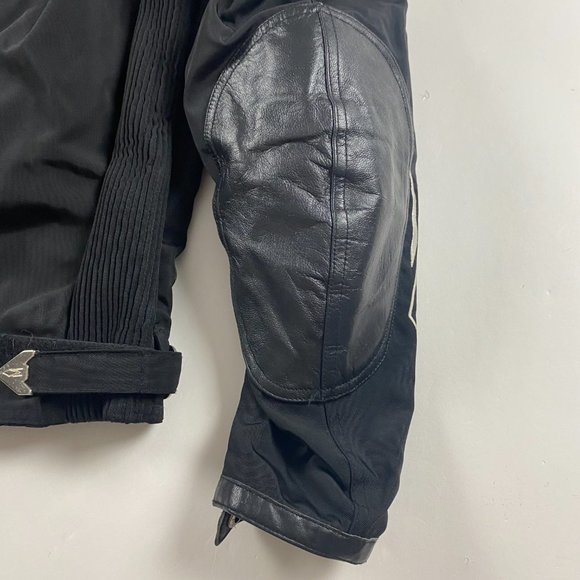 Power Trip Chris Carr Armored Motorcycle Jacket Men's Small Black - Picture 7 of 16